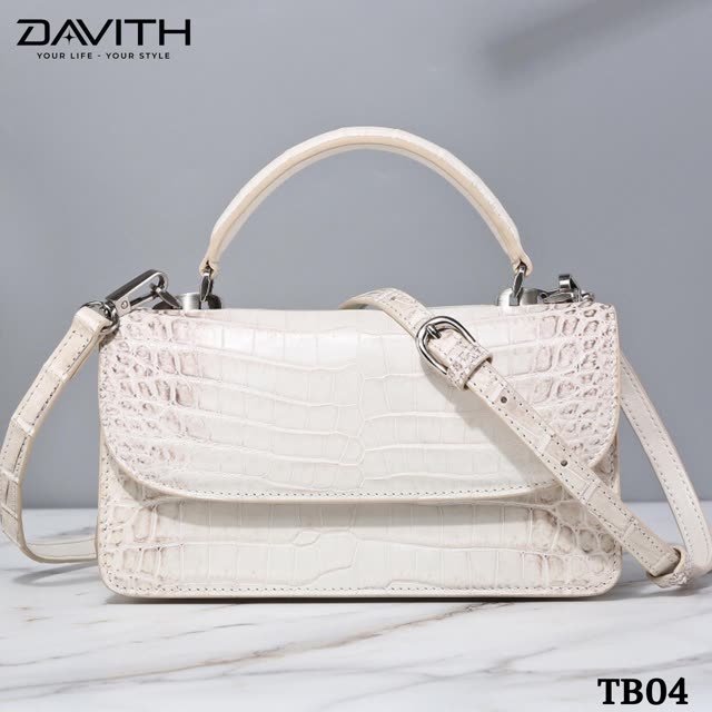 Belly Top-Handle Flap Bag