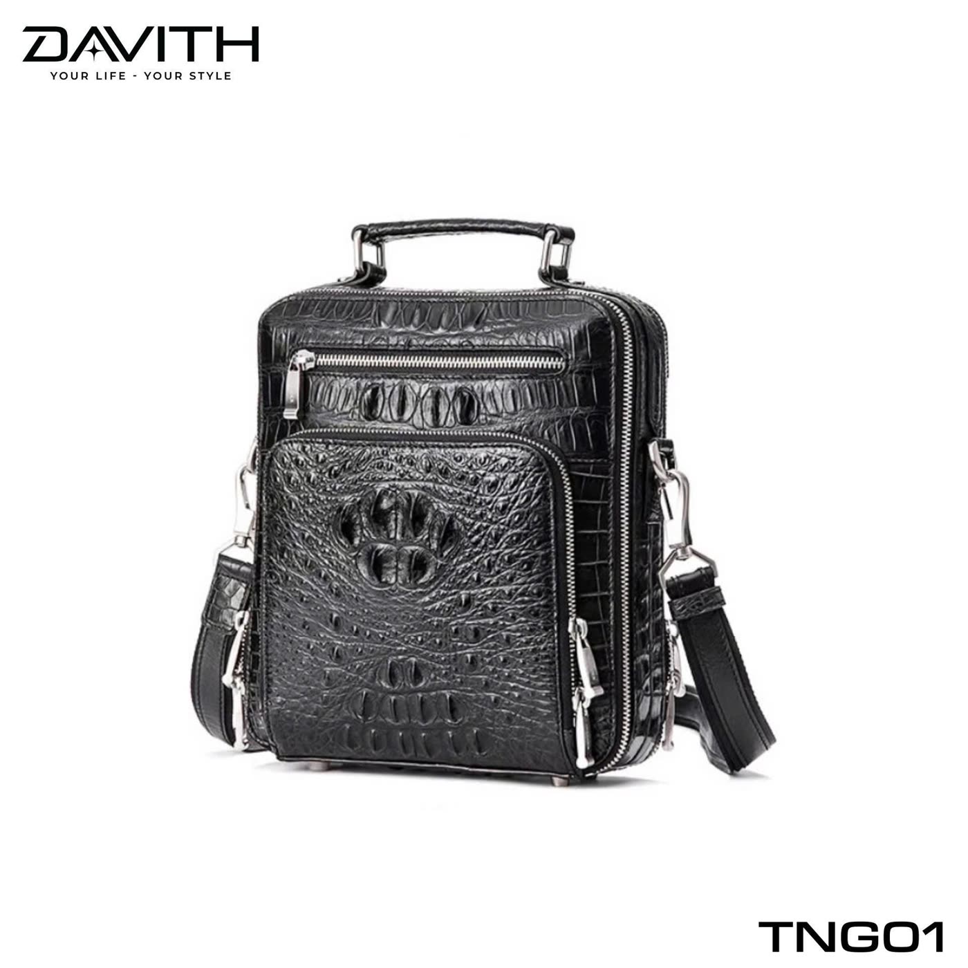 Hornback Vertical Messenger Bag