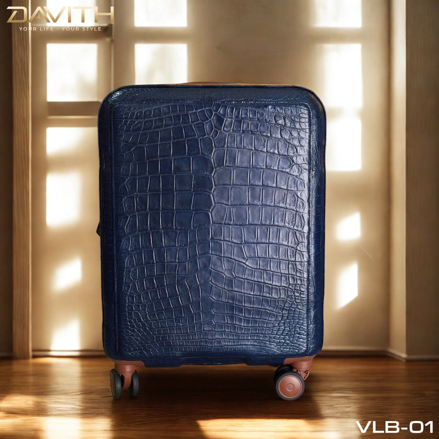 Belly Leather Suitcase